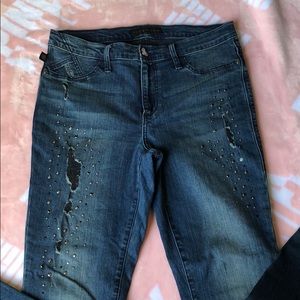 Rock and republic skinny jeans studded! 😎 size 12
